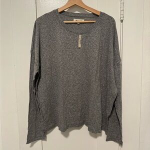 NWT Madewell Grey Long-sleeved T Shirt